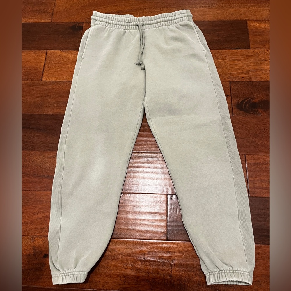 Aritzia TNA sage green joggers